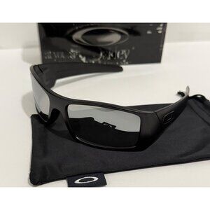 Oakley GASCAN Black Matte Frame OO9014 Chrome Iridium Lenses